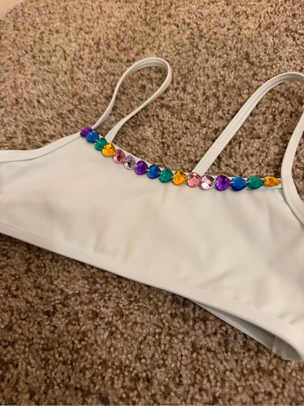 Lola & The Boys RAINBOW GEMS BIKINI size 8